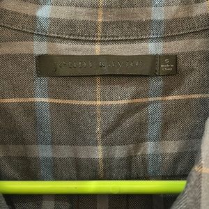 JENNI KAYNE checkered button down.